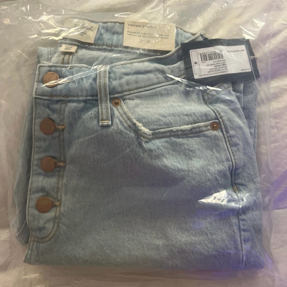Vintage Style Women's Light Blue Jeans NEW